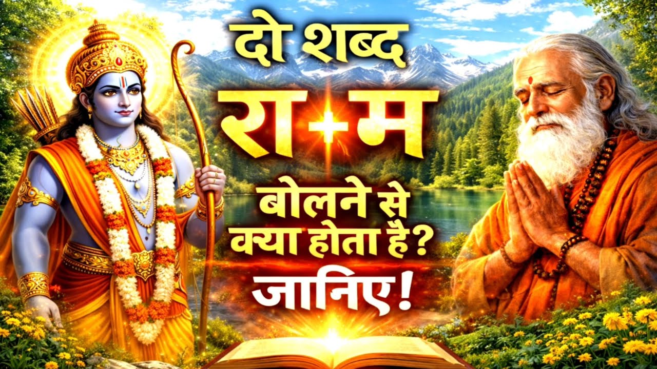 सिर्फ राम नाम बोलने से क्या होता है? | जानकर चौंक जाएंगे! | ram naam japne ke fayde | Hanuman Vachan
