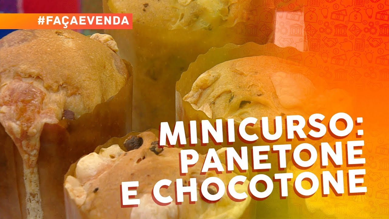 Minicurso de panetones: panetone e chocotone