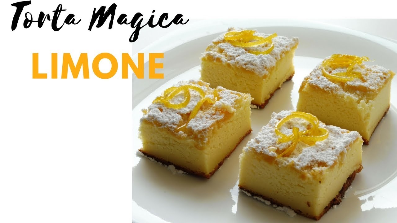 TORTA MAGICA AL LIMONE Ricetta facile - RICETTE DI GABRI Kitchen Brasita