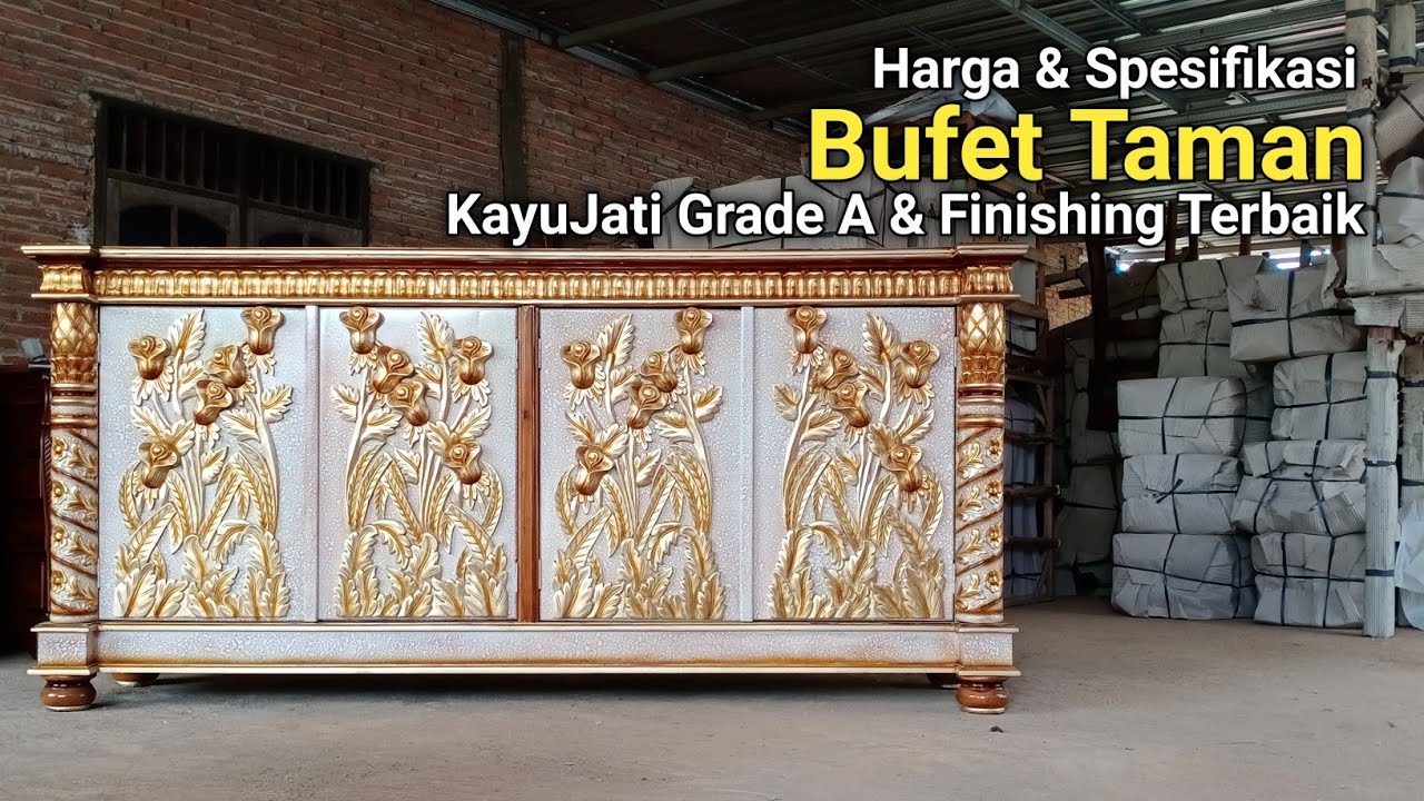 Spesifikasi & Harga Bufet Taman | Model Terbaru Mewah
