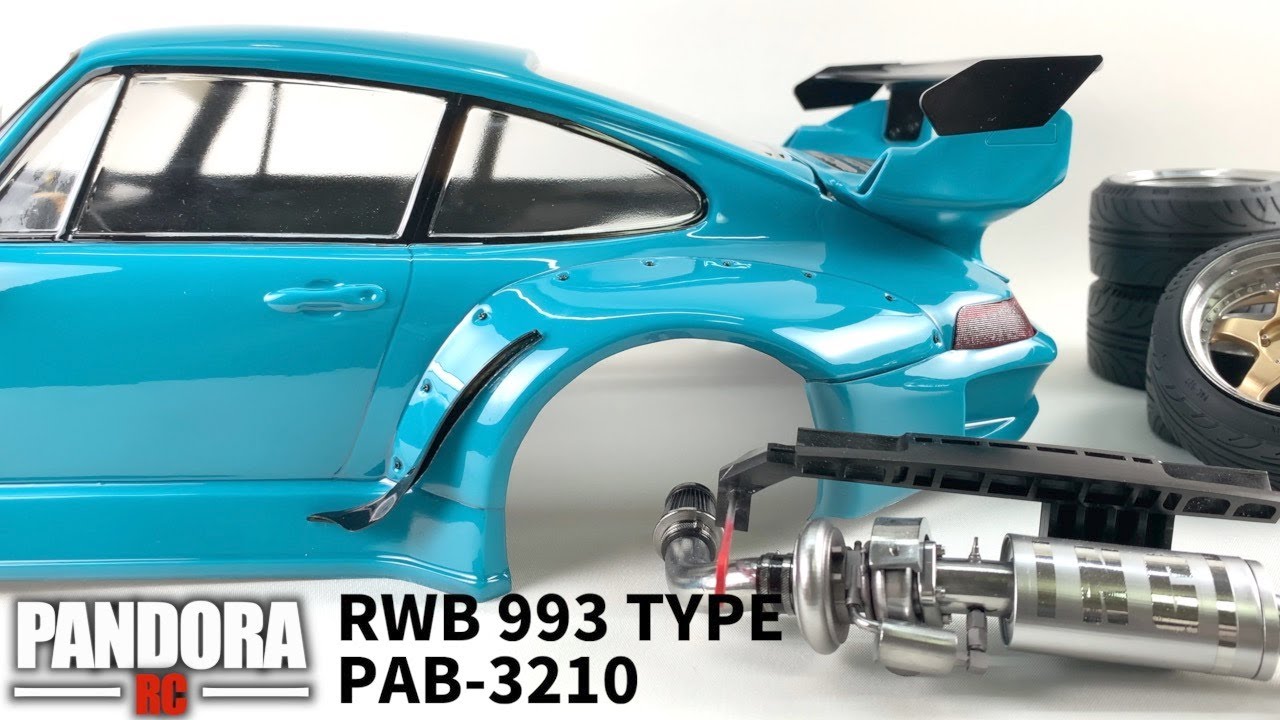 ガンプラばかり作ってるモデラーがムズすぎるラジコンボディを作る！｜PANDORA RC RWB 933 TYPE PAB-3210【ラジコン塗装】