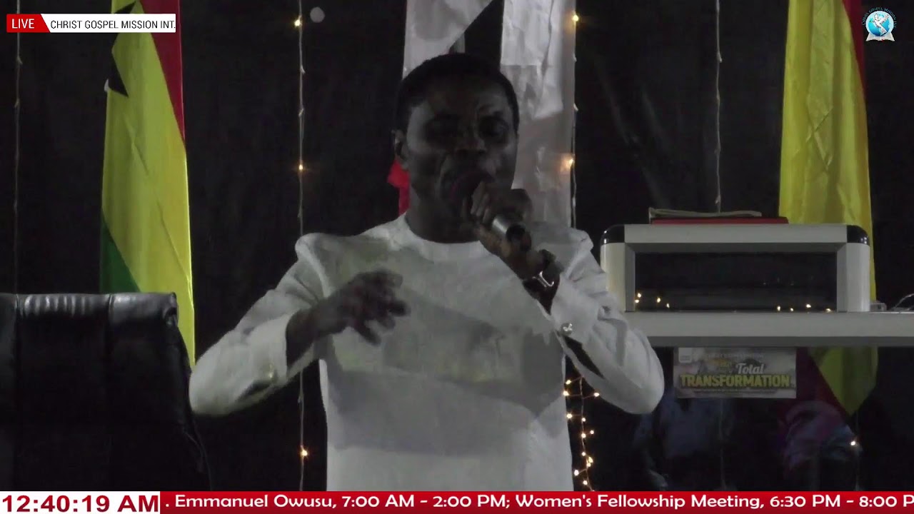 Cross Over Night–31st December, 2025 |  Pastor Williams Owusu (Assoc. Pastor)