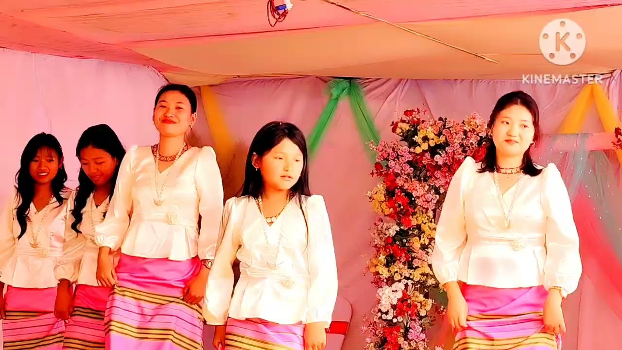 Group Dance perform by# Padung Ome Party#.on 16.2.2026.