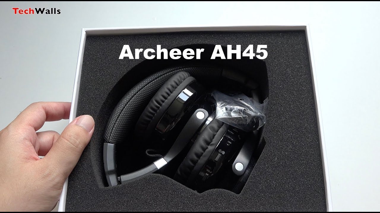 Archeer AH45 Bluetooth Headphones / Mini Speaker Unboxing & Sound Test