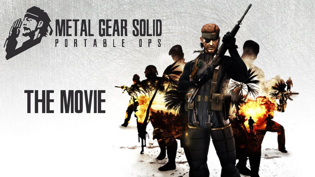 Metal Gear Solid Portable Ops Игрофильм (Русские субтитры)