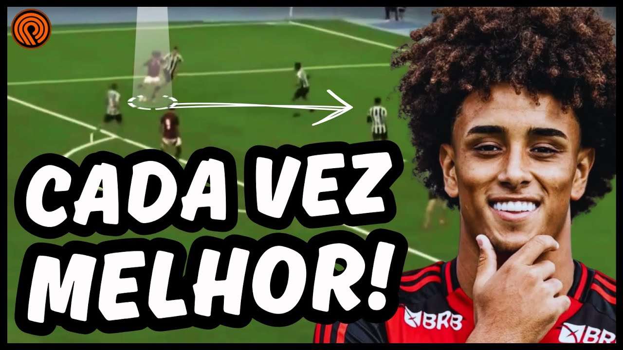 RYAN ROBERTO, A GRANDE JOIA DA BASE DO FLAMENGO, ELEVOU MUITO O NÍVEL DO SEU JOGO