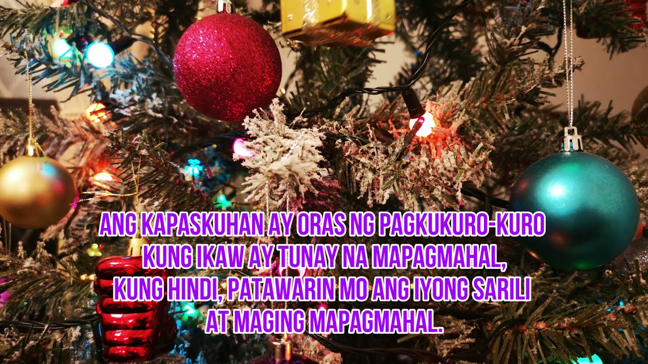 CHRISTMAS TAGALOG QUOTES