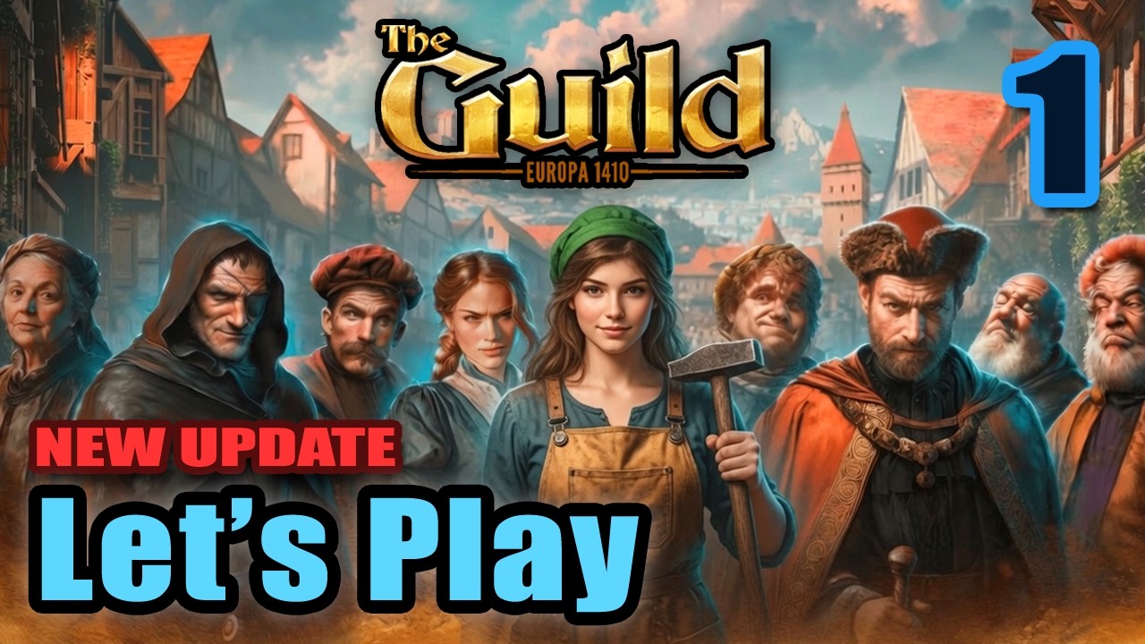 A Medieval Life Sim of a Blacksmith - The Guild Europa 1410 - Full Gameplay (Updated Demo)