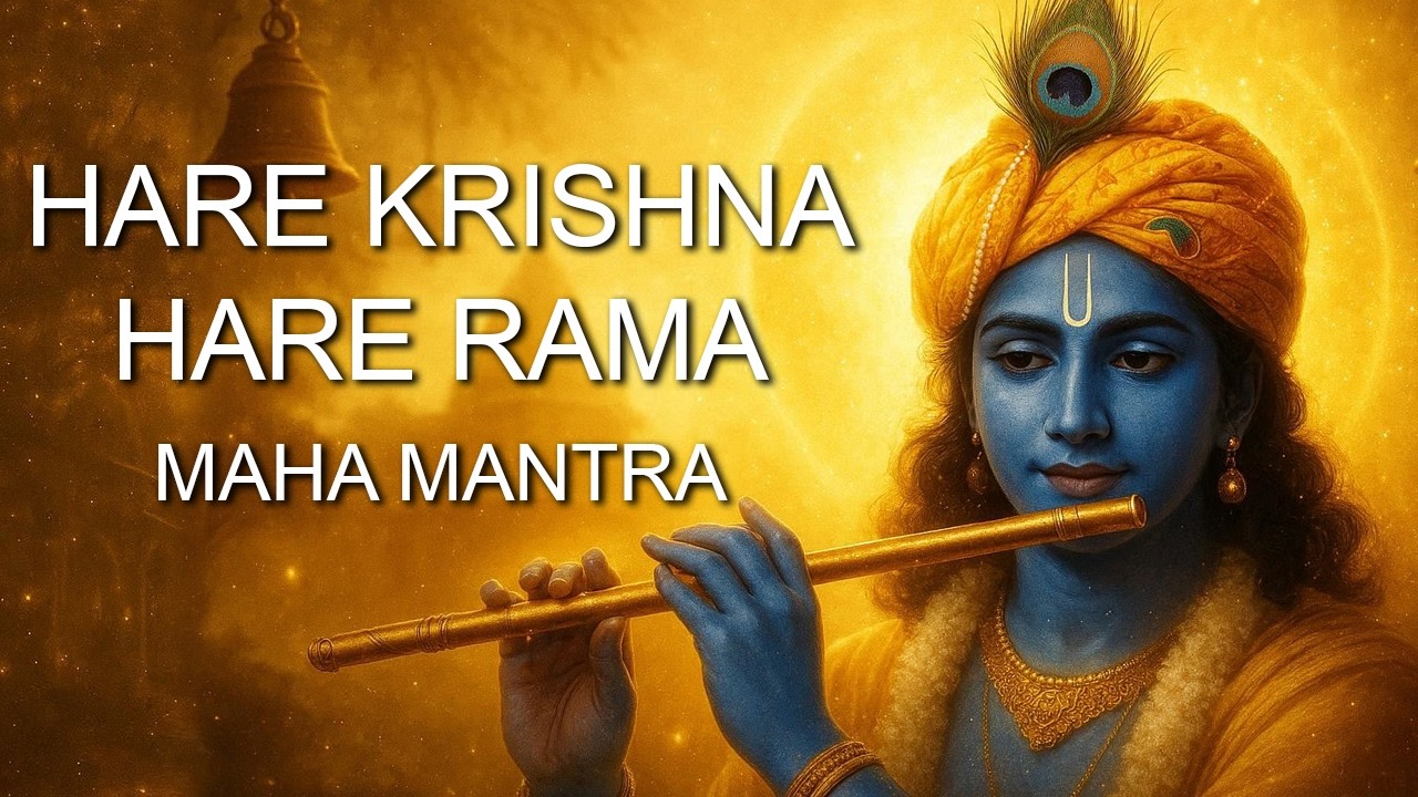 Hare Krishna Hare Rama Mantra | 1 Hour Maha Mantra Chanting | Peace & Positive Energy