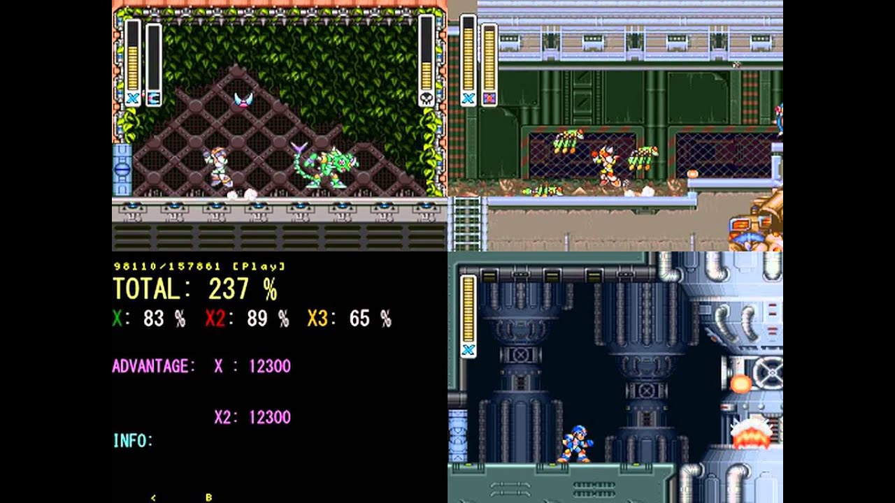 Mega Man X, X2 and X3 