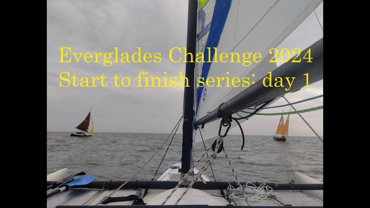 Everglades Challenge 2024 Day one: beach launch and lots of paddling trying to stay in the race! :)