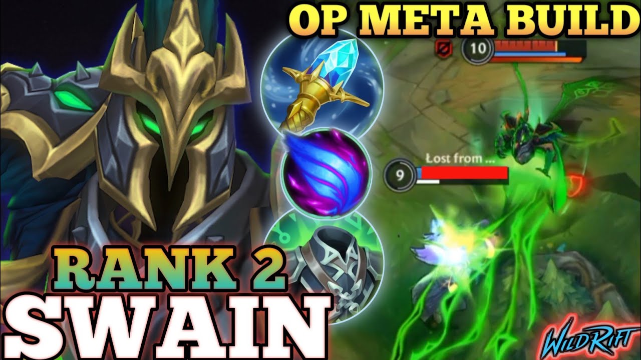 SWAIN ONE SHOT COMBO DELETE! OVERPOWER AP TANK MVP BUILD - TOP 1 GLOBAL SWAIN BY Ngọc Anh- WILD RIFT