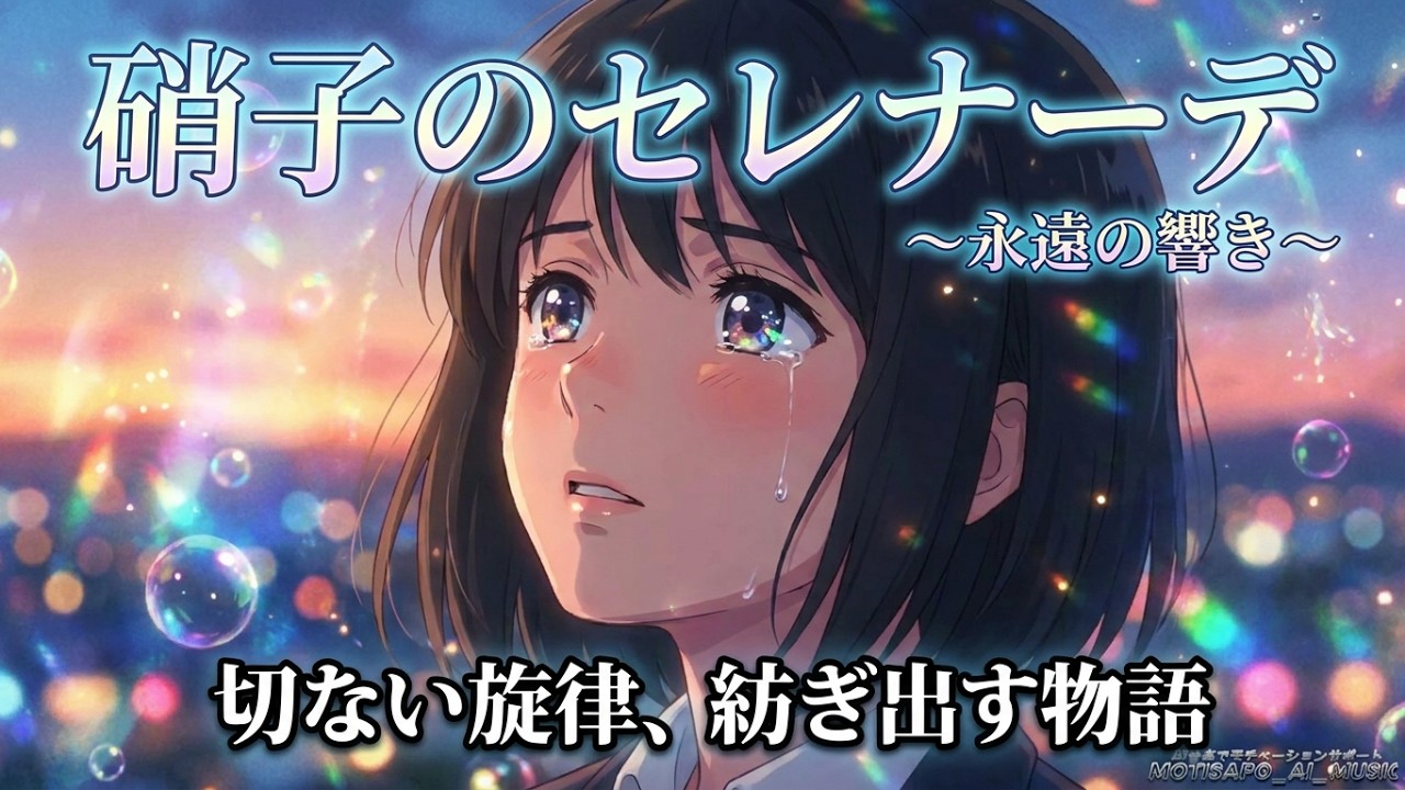 【恋愛】懐かしの昭和アイドル歌謡・きらめくシンセと儚い恋「硝子のセレナーデ～永遠の響き～」