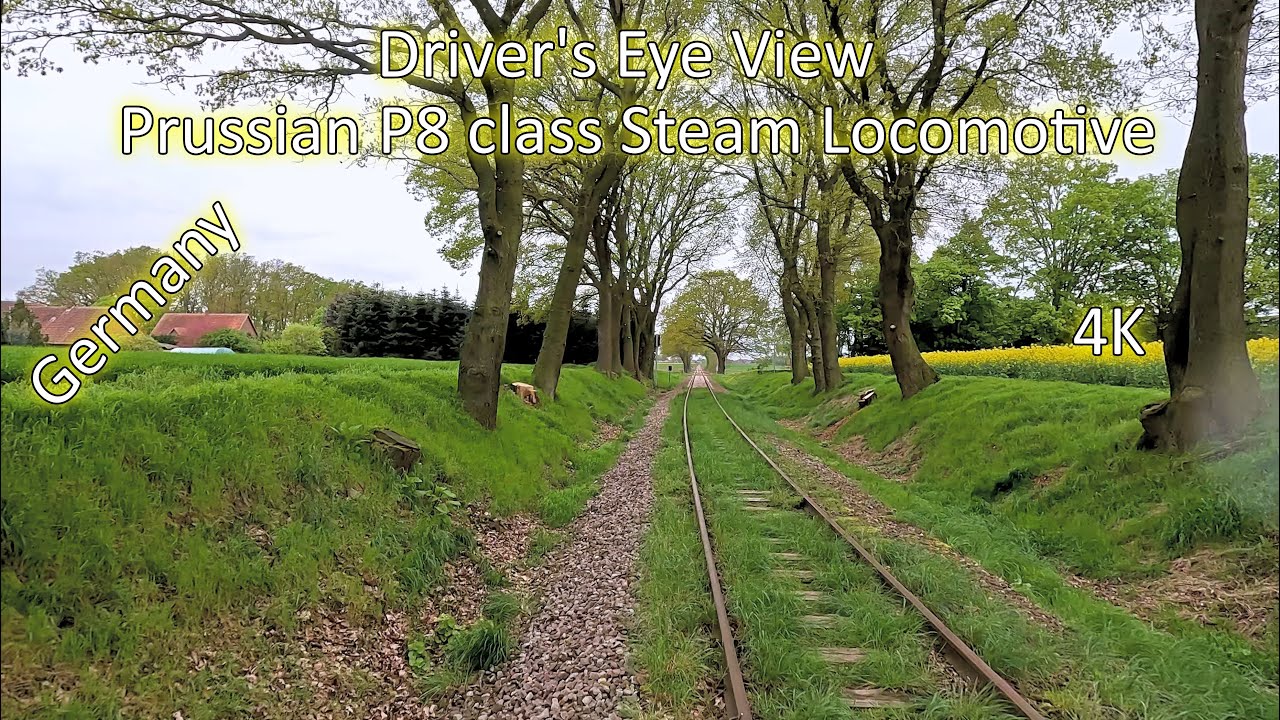 Driver's Eye View - Prussian T9.3 class “Kattowitz” - Minden Museum Railway, Pt 1 - Minden to Hille