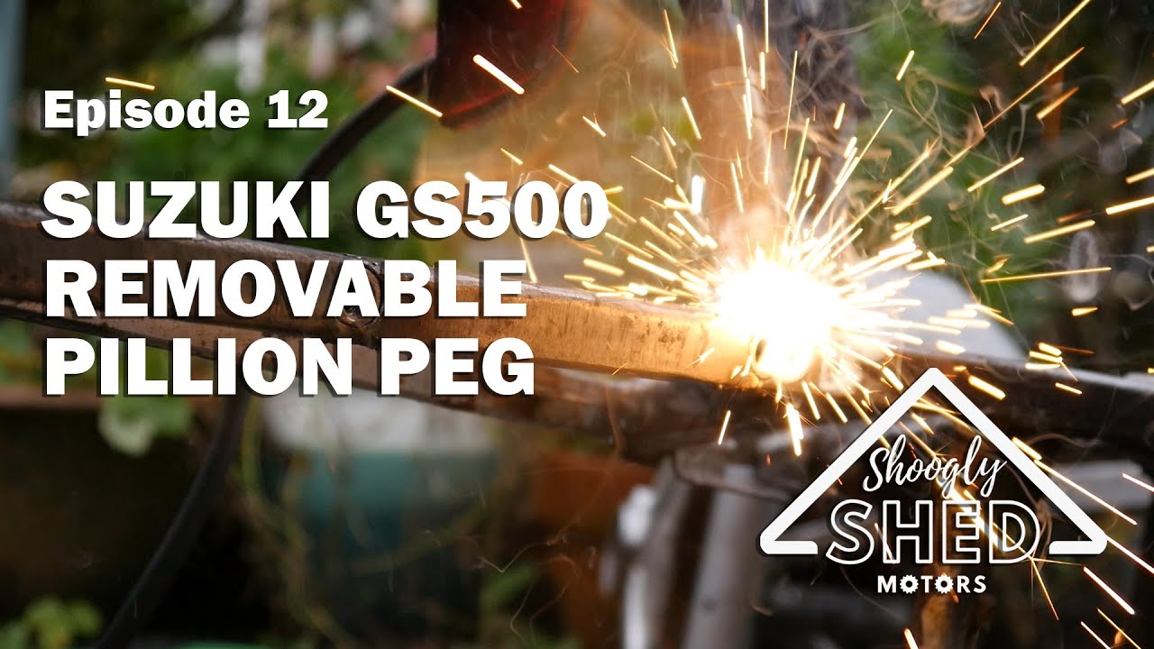 Shoogly Shed Motors Ep 12 - Suzuki GS500 Removable Pillion Pegs