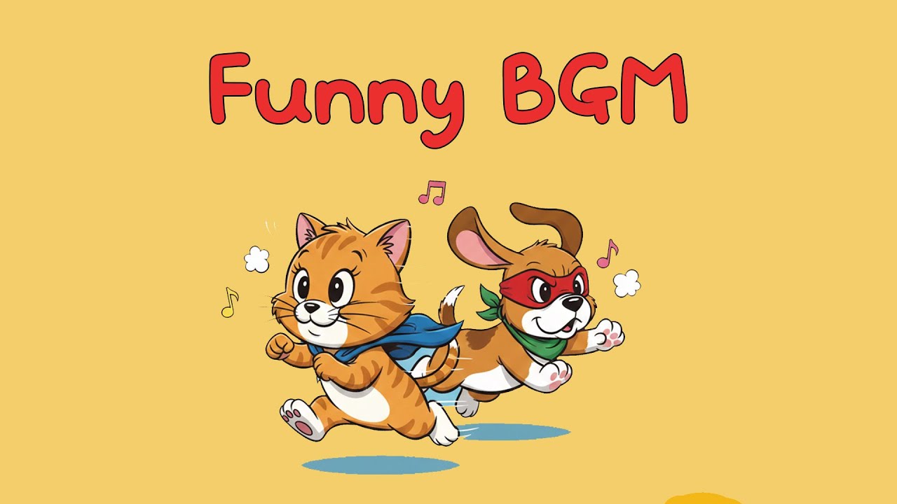 [Royalty Free Music]  저작권 걱정없는 코믹 추격전 만화스타일 재미있는 무료브금 모음집 FREE Slapstick Cartoon Music, funny BGM