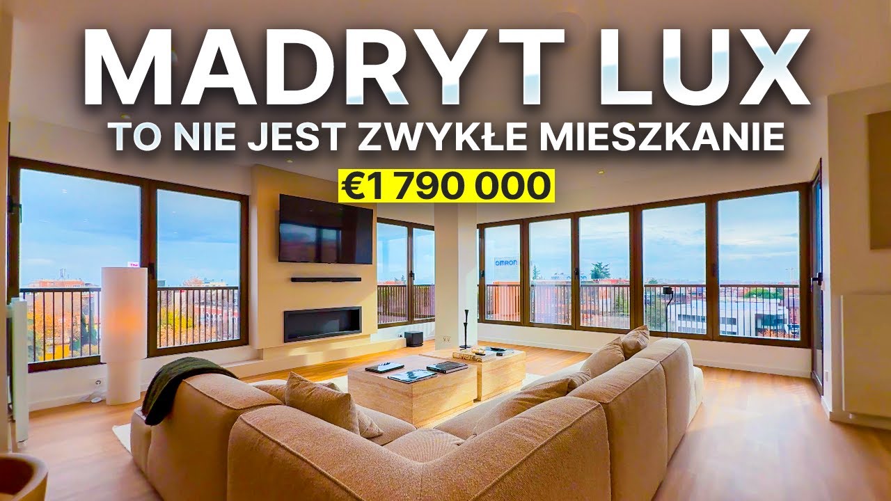 Designerski apartament PREMIUM w Madrycie 🇪🇸 Widok na stadion | 1 790 000 €