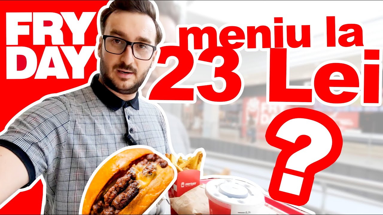 FRYDAY: Ofertă sau țeapă? Meniul cu dublu cheeseburger de la Fryday!