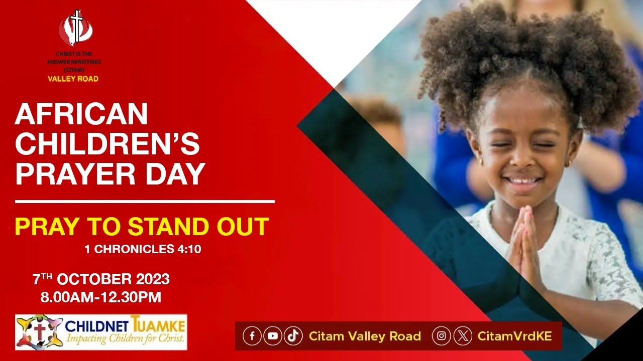 African Children's Prayer Day - 7th October 2023