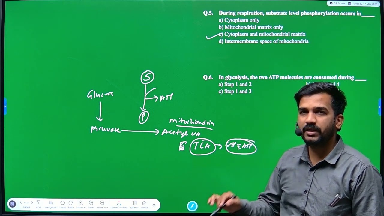 MHT-CET 2026 | Biology | Respiration & Energy Transfer | Part 3 | Crash Course @Dnyanganga Education