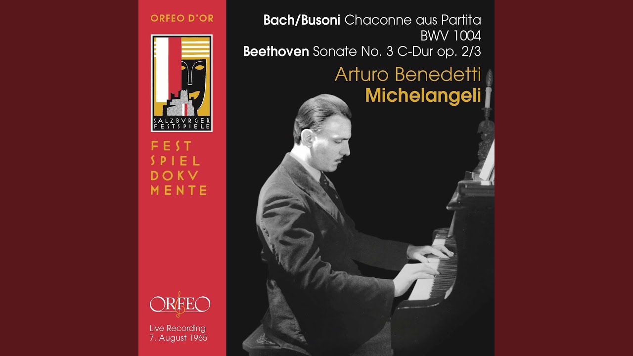 Chaconne in D Minor, BV B 24 (After Bach's BWV 1004) (Live)