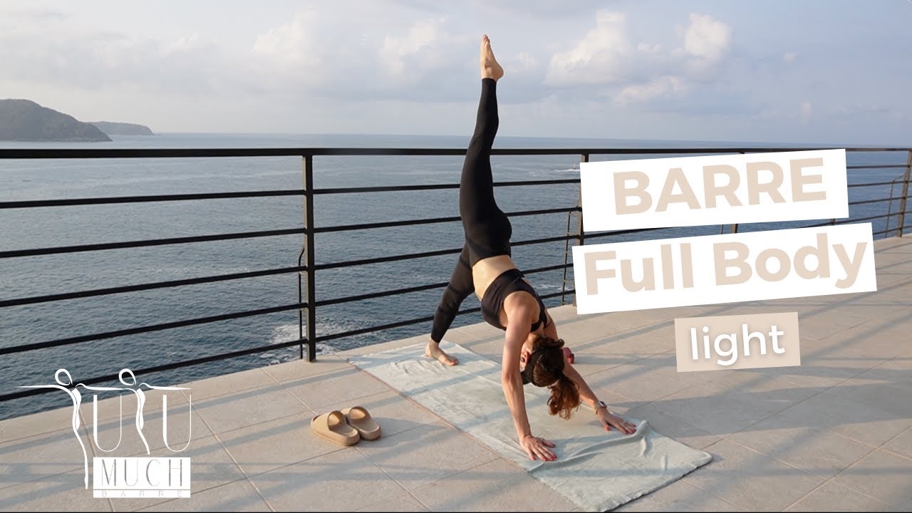 BARRE clase completa (33 minutos) FULL BODY light (principiantes)