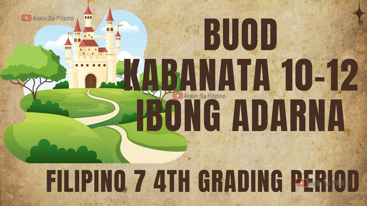 KABANATA 10-12| BUOD NG IBONG ADARNA| FILIPINO 7-4TH GRADING PERIOD| ARALIN SA FILIPINO