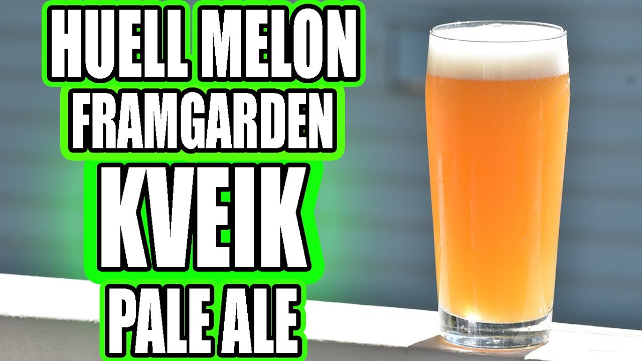 Brewing JUICY MELONS PALE ALE with FRAMGARDEN KVEIK & HUELL MELON Hops