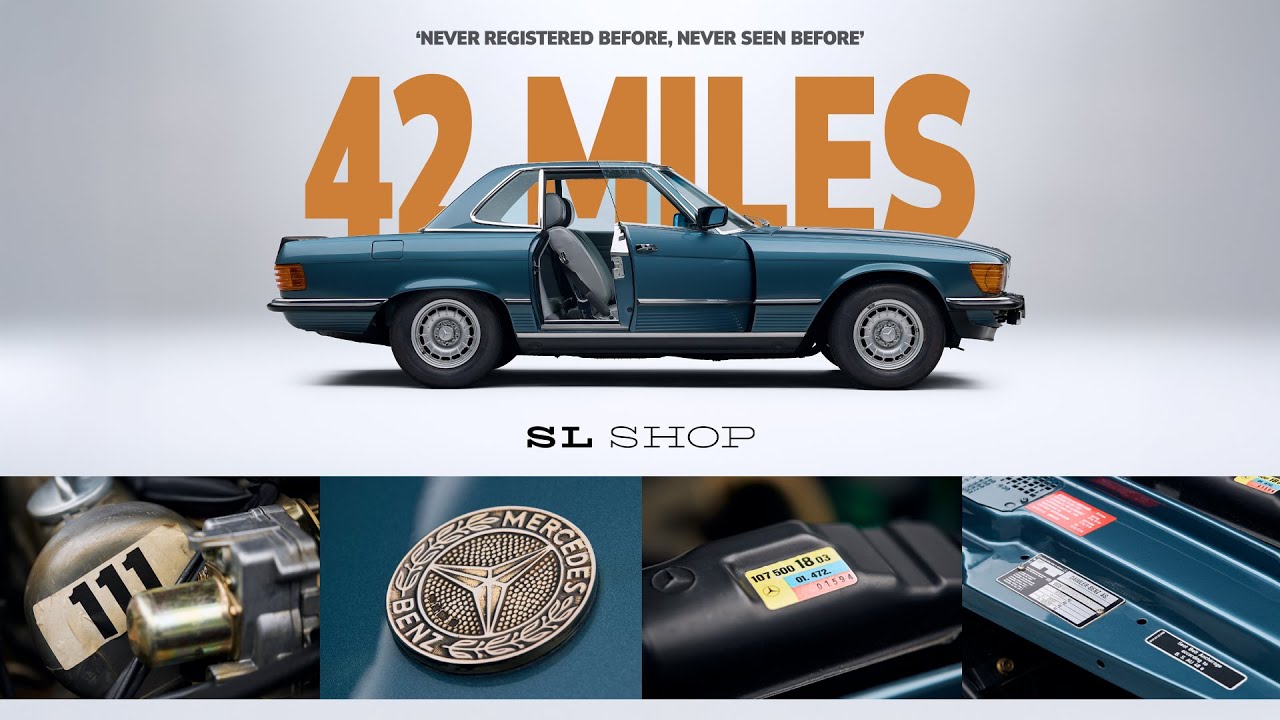 42 Miles - Never Registered Before, Never Seen Before - A Time Capsule 1982 Mercedes-Benz 500SL