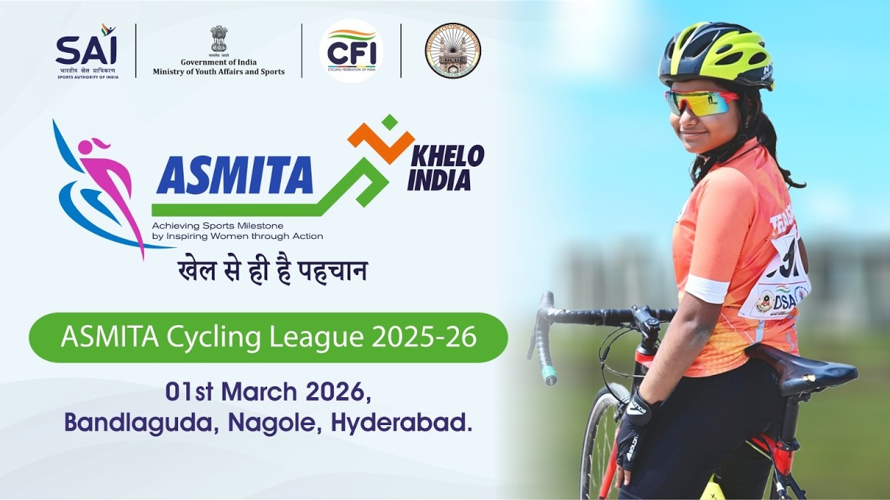 Khel Se Hi Hai Pehchan: ASMITA Women’s Cycling City League 2026 🚴‍♀️ Action from Hyd | ZoneAdds