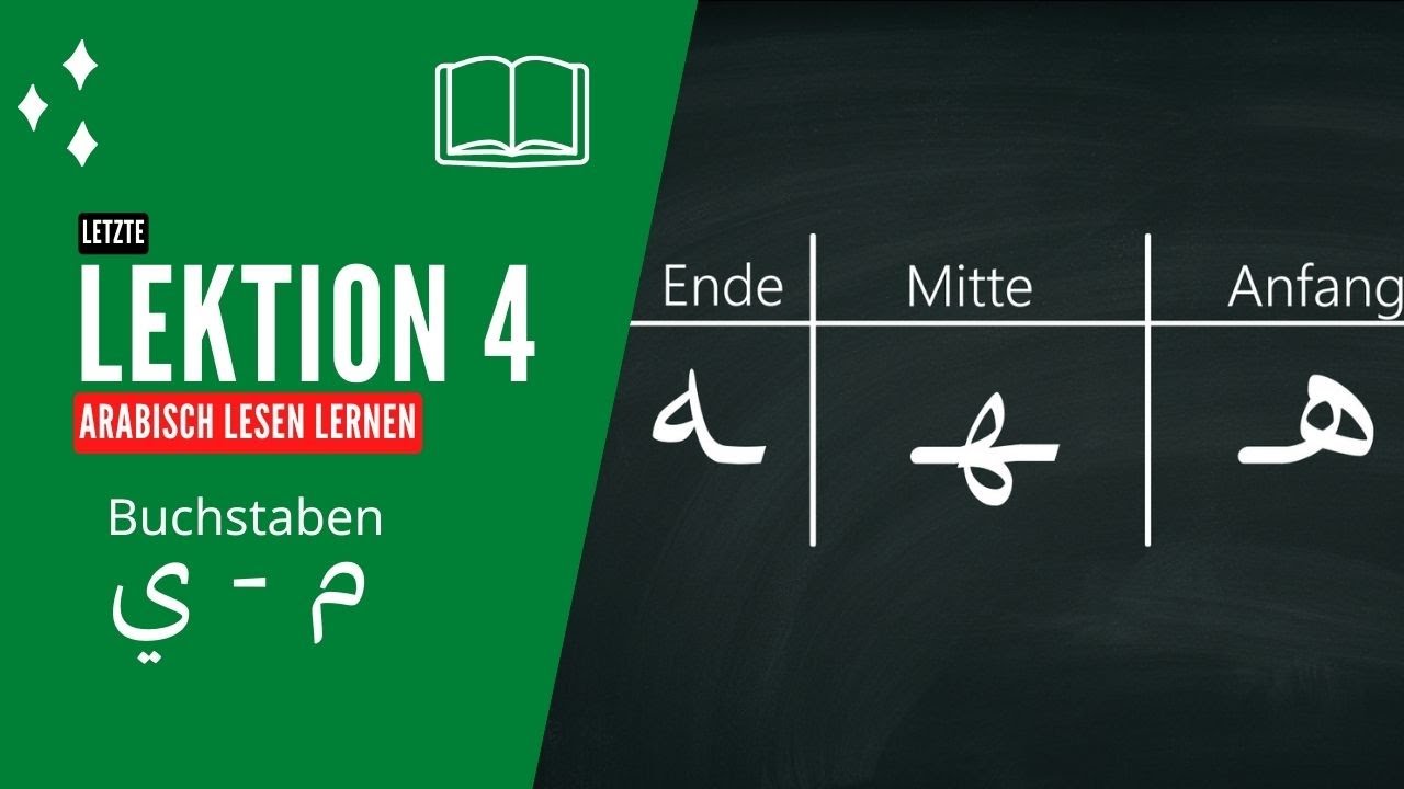 Endlich Arabisch lesen! So verbindest du Mim bis Ya (Schritt für Schritt)