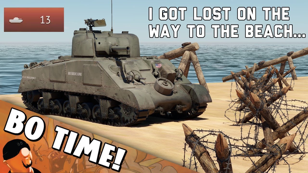 Which Way To Normandy Beach? - M4 Sherman