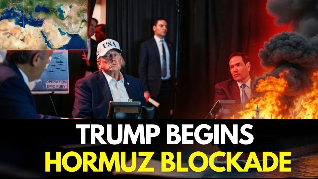 BREAKING LIVE: US Naval Blockade in Strait of Hormuz Begins | Iran Tensions Explode | Trump News