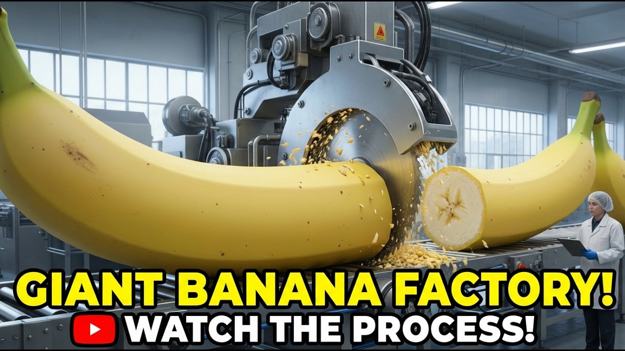 Inside the Largest High Tech Banana Stem Factory - Endless Factories