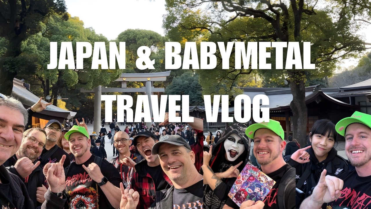 10 Days in Japan | TRAVEL VLOG | Babymetal Concert Experience