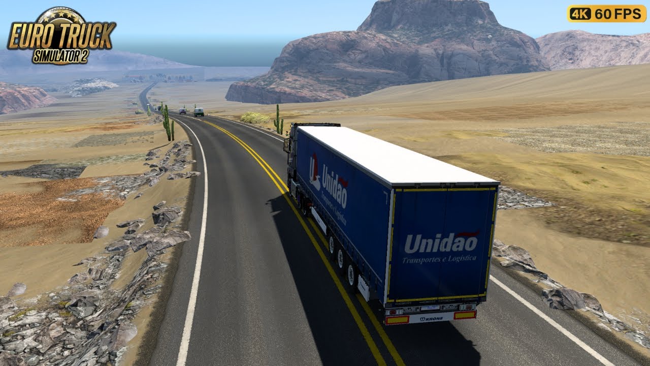 Desert Run with Mercedes Actros 🌵🚛 |#ets2 1.56