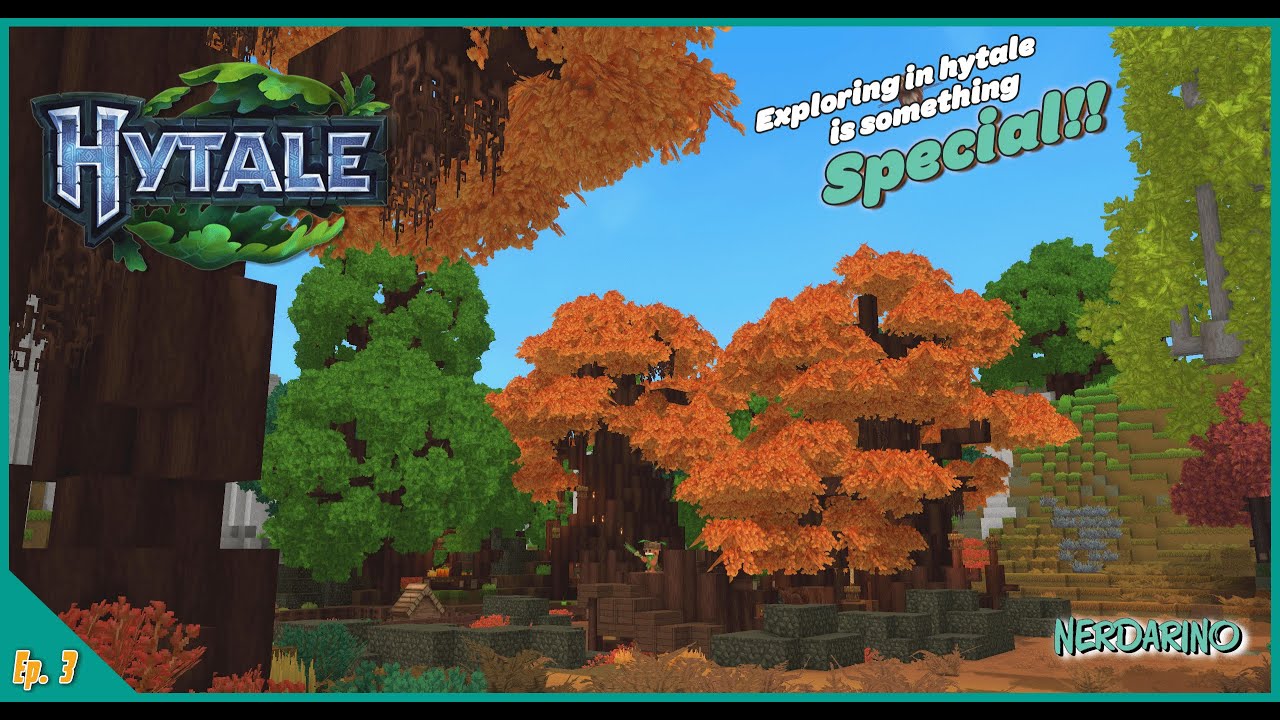 The Nerd Plays Hytale - E3: Exploring Is SO SO SO GOOD!!!