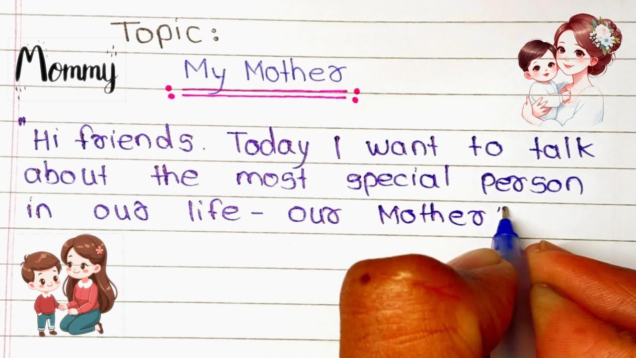 Essay on My Mother in English❤️ || My Mother Essay writing || 