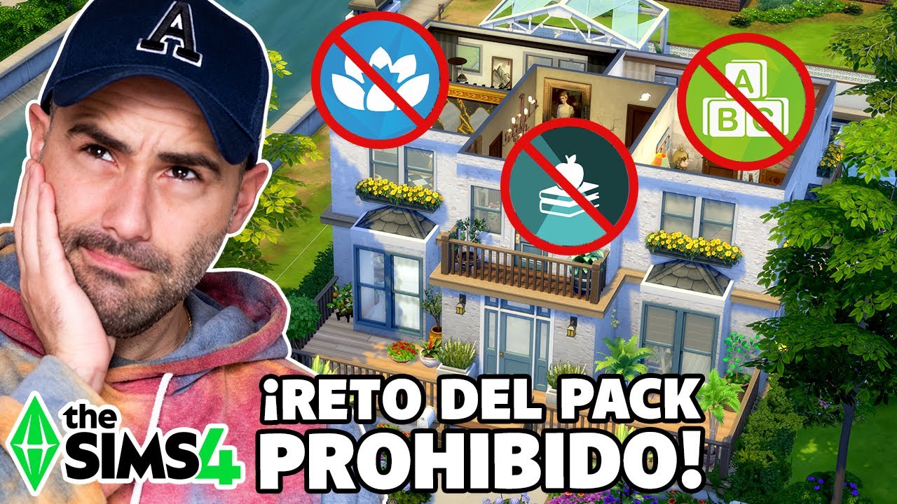 ¡Cada habitación es UN PACK pero NO PUEDO USARLO! | los Sims 4 | Reto de Construcción