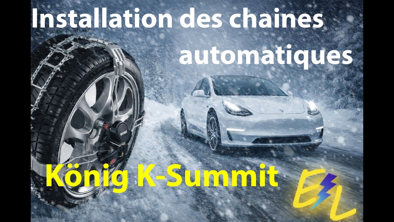 Installation des chaines neige Thule - Konig K-Summit