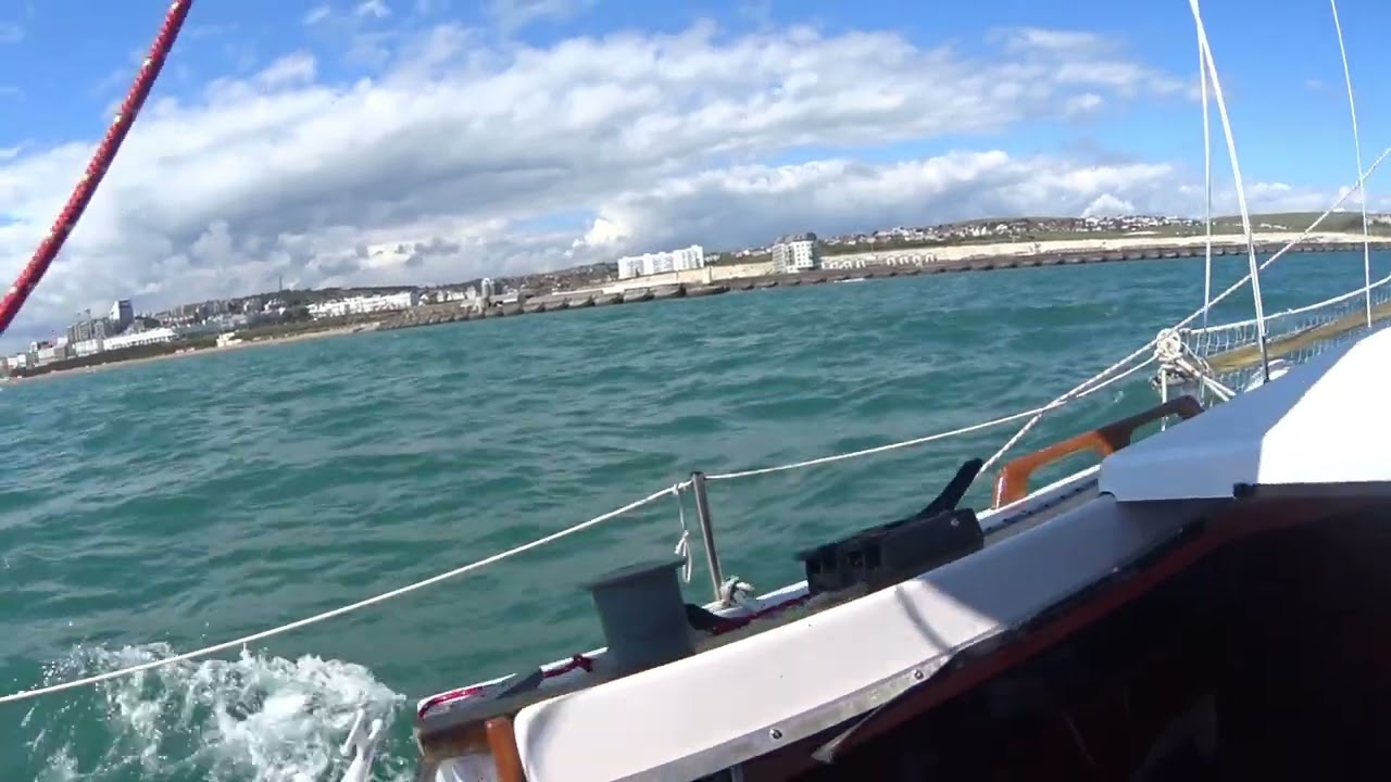 traversé de la manche en voilier Sangria (7.60m) en 2019 Cowes / Brighton