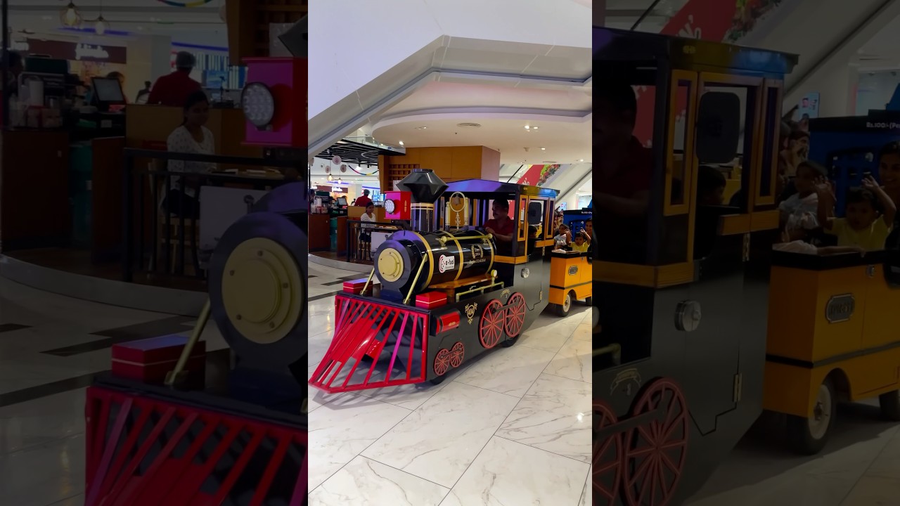 Toy Train - Marina mall😍😍|#toy#toytrain#toytrainride#short#shorts#trainvideo#train#kidstrains