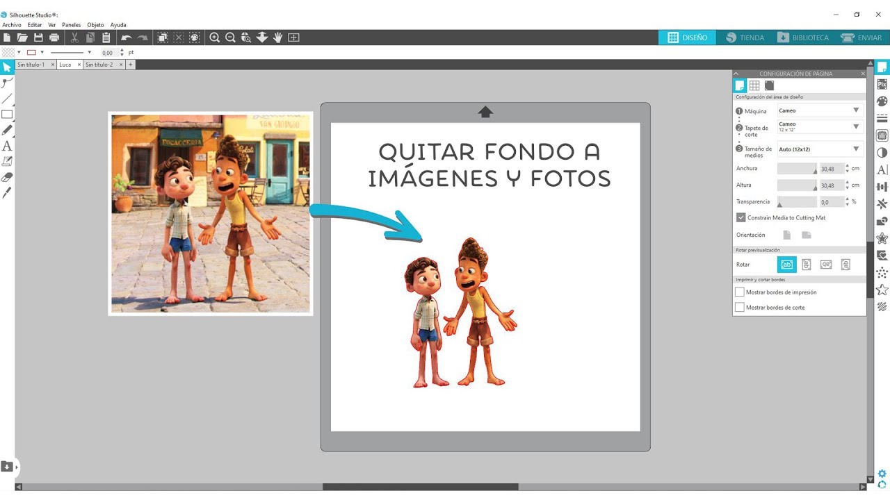 Quitar fondo a imágenes y fotos para usar en Silhouette Studio