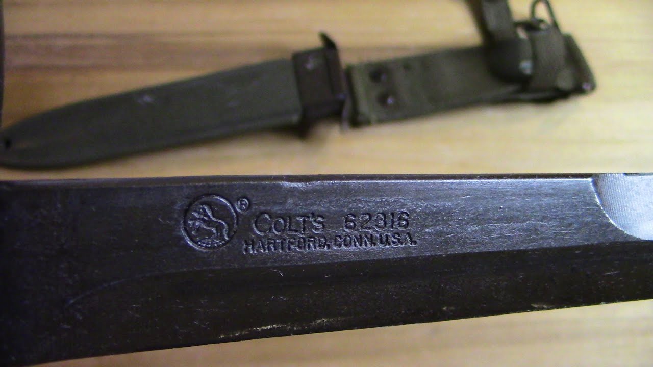 Colt  M7 bayonet BATJAC J.W