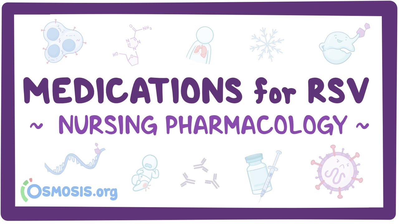 Medications for respiratory syncytial virus (RSV): Nursing Pharmacology