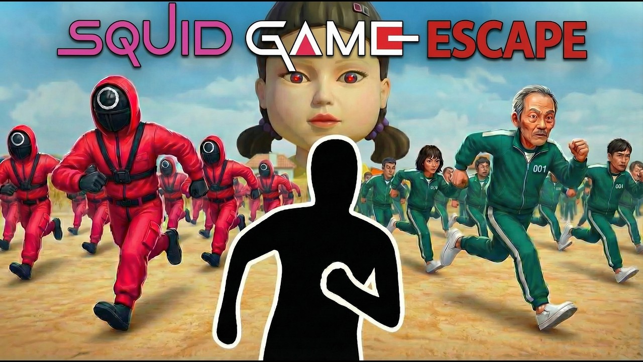 High Quality Immersive Interactive Warm Up | Squid Game Run | Viral Fitness Game | FULL