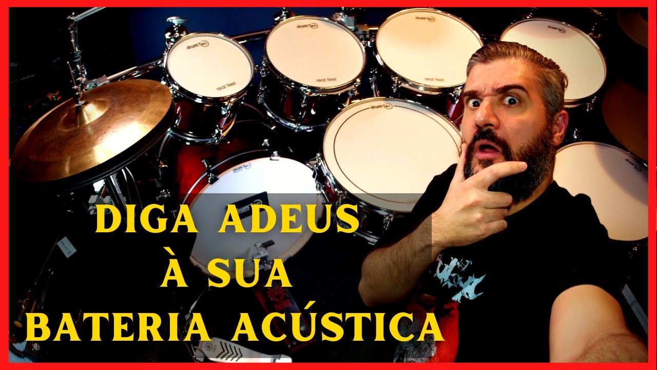 VOCÊ PRECISA VER ESSA BATERIA ELETRÔNICA! Triggers EDRUM MIDI