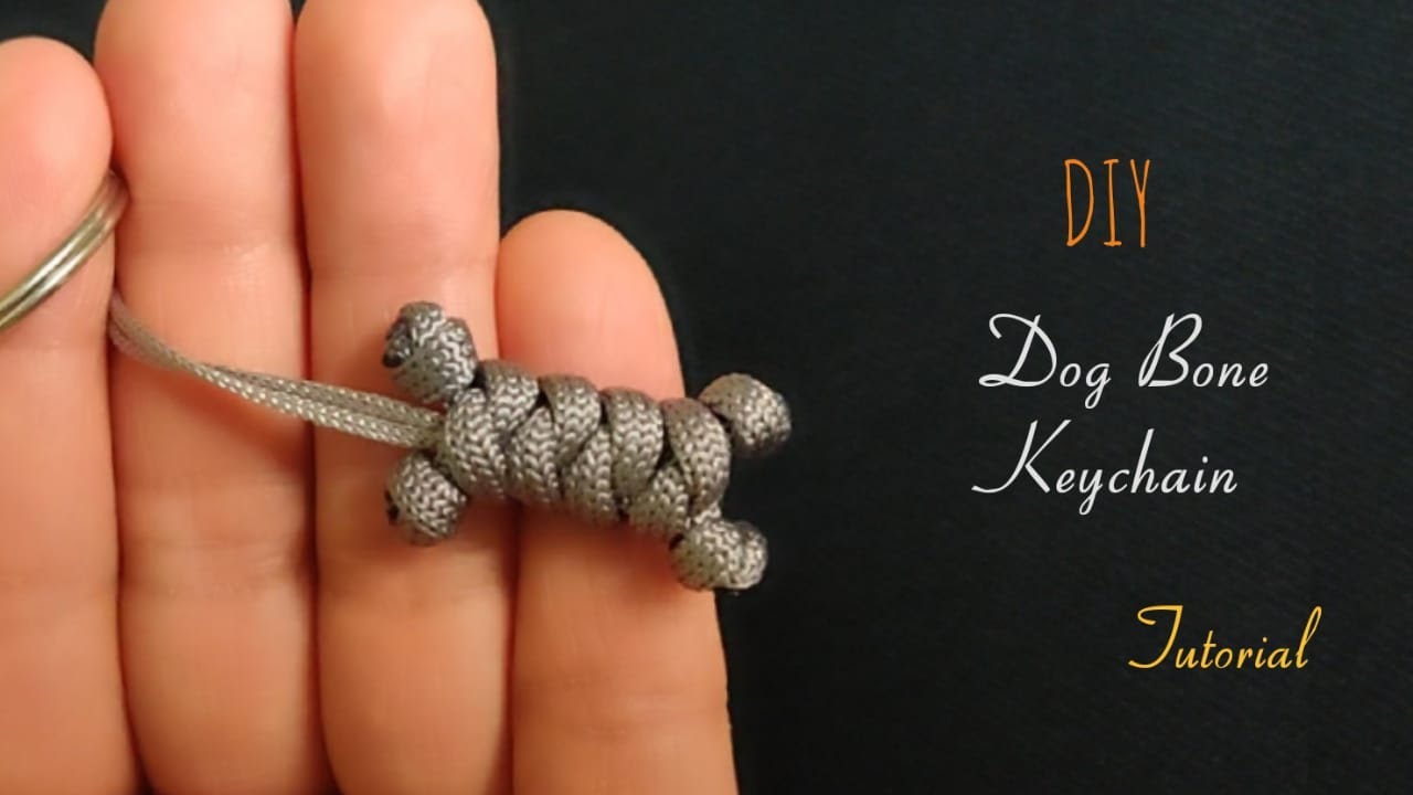 How to Make Dog Bone Keychain | Step by Step Tutorial | DIY Macrame