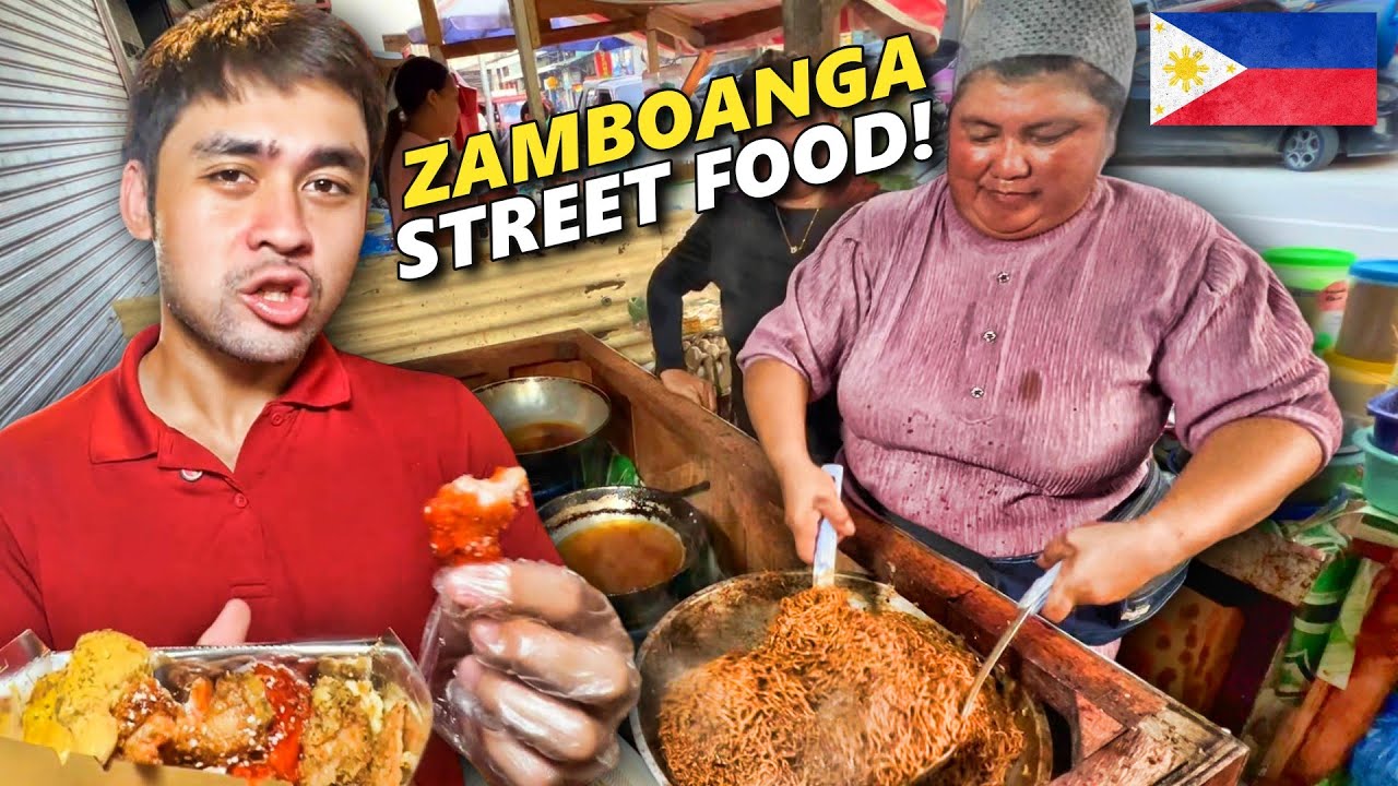 Eating 10 Filipino Street Food in Zamboanga Night Market 🇵🇭This is Mindanao!