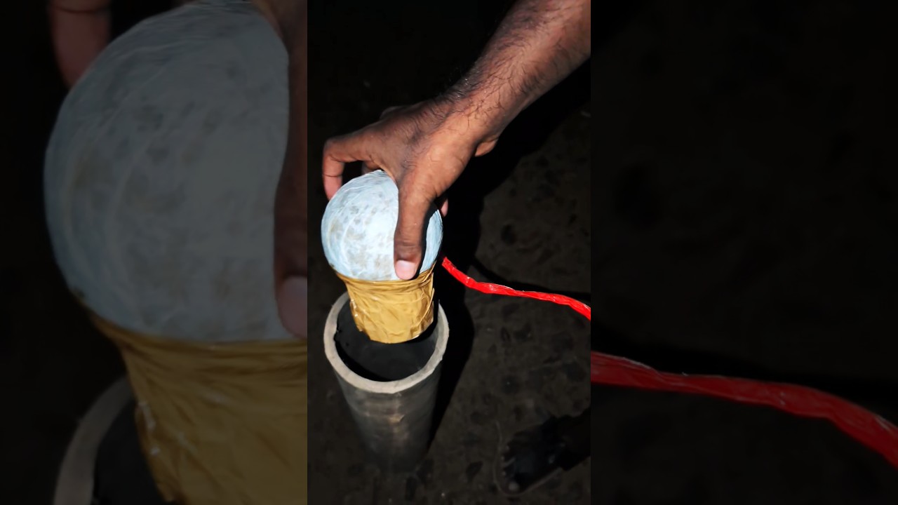 4 Inch Artillery Shell - K.V Crackers 🎆🎇🔥 #fireworks #diwalicelebration